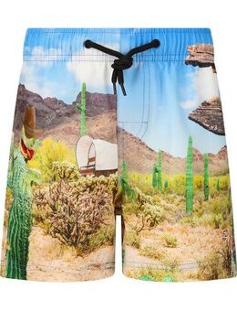 ZIGZAG Badeshorts Tino mit sommerlichem Print