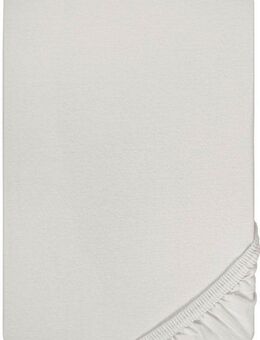 Biberna Spannbettlaken Thea, Jersey-Elasthan, Gummizug: rundum, (1 Stück), aus Baumwolle, für Matratzen bis 25 cm Höhe, Bettlaken, Spannbetttuch