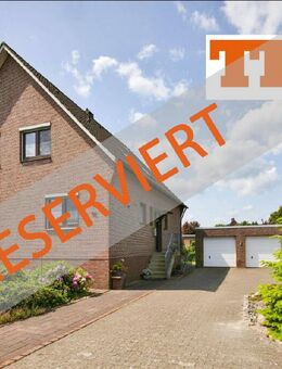 TT bietet an: Familienidyll im Herzen Frieslands - Gepflegtes Einfamilienhaus mit Wintergarten, Doppelgarage und traumhaftem Garten! - Schortens