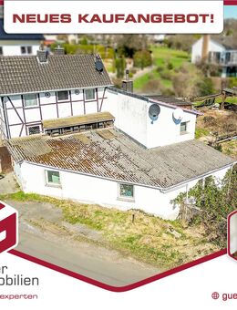 Sanierung oder Neubau? Idyllisches 706m² großes Grundstück mit Fachwerkhaus direkt am Bachlauf - Rheinbach