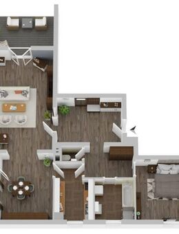 2,5-Zimmer und 2 Balkone - eine Wohnung zum Entspannen! - Heppenheim (Bergstraße)