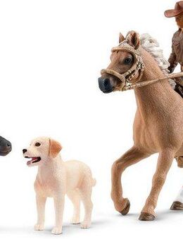 Schleich® Spielfigur FARM WORLD, Westernreiten (42578)
