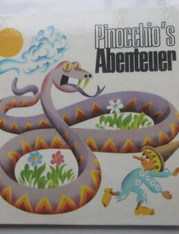 Pinocchios Abenteuer. Panorama-Bilderbuch Buch Pawlak Verlag 1975 Artia - Berlin