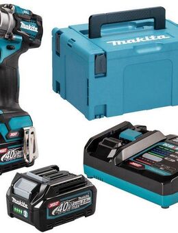 Makita Akku-Bohrschrauber »DF001GD201«, (XGT, 40V max., 140 Nm, 0-2.600 min-1), Inkl. MAKPAC Größe 3, Schnellladegerät DC40RA und 2x BL4025 Akkus