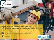 Ingenieur, Techniker oder Meister Versorgungstechnik (m/w/d) Vollzeit / Teilzeit - Berlin