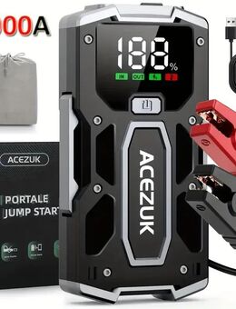 Starthilfe Powerbank 3000A – Zuverlässige Power für Ihre Autobatterie - Ingolstadt