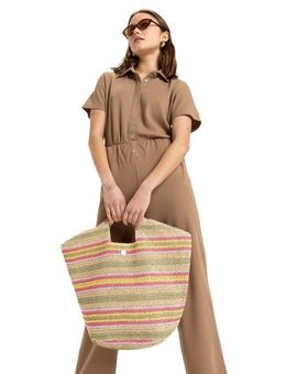 Roxy Strandtasche Cocoa Pearl