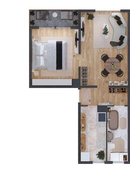 Ruhige und gemütliche 2-Zi-EG-Neubauwohnung Balkon, Bad m. Fenster & EBK in Elterlein - Elterlein