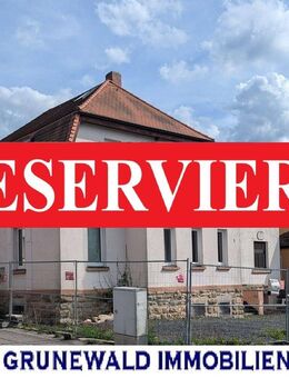 RESERVIERT! Starten Sie Ihr Wohnprojekt! Entkerntes Traumhaus mit Potenzial in Hermsdorf. - Hermsdorf