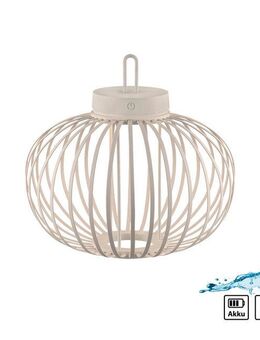 JUST LIGHT Pendelleuchte AKUBA, Dimmfunktion, LED fest integriert, Warmweiß, Akkuleuchte