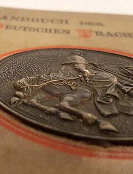 1892 Buch deutsche Tracht Trachten Kleidung Waffen Krone Reich Germanen Antik - Nürnberg
