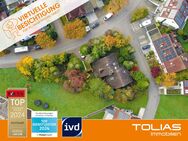 Idyllisch & vielseitig: EFH mit Einliegerwohnung, Hobbyraum, großem Garten, Wintergarten & 2 Garagen - Sachsenheim