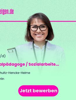 Sozialpädagoge / Sozialarbeiter / Psychologe (m/w/d) mit Ausbildung zum Familientherapeuten - Berlin