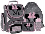 Minnie Maus Schulranzen Tornister Schultasche 5 tlg Set Federtasche Mädchen Grau Set2536 - Wuppertal
