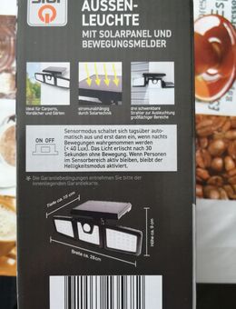 Verk. Neue LED Solar Aussenleuchte. - Grimma