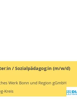 Sozialarbeiter:in / Sozialpädagog:in (m/w/d) - Köln Zentrum