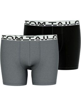 TOM TAILOR Boxershorts Kentucky (2er-Pack) mit Logobund