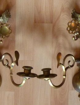 Paar Kerzenhalter 3armig Wand Metall Wandkerzenhalter - Berlin