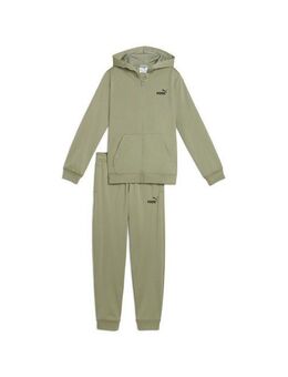 PUMA Trainingsanzug HOODED FULL-ZIP POLY SUIT B (2-tlg)