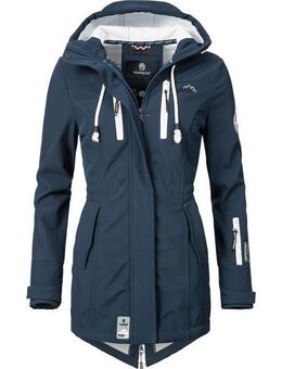 Marikoo Funktionsmantel Zimtzicke Softshell Parka mit Kapuze