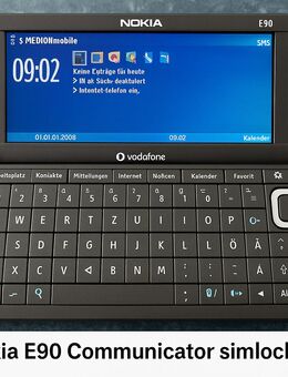 Nokia E90 Communicator – Funktionsfähig ! Farbe Mocca ❗❗OVP❗❗ - Ennepetal (Stadt der Kluterhöhle)