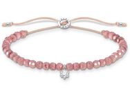 THOMAS SABO Armband Perlen mit Stein, A1987-401-11-L20V,-401-9-L20V,-905-17-L20V, mit Jaspis oder Onyx oder Zirkonia (synth)