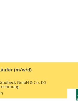 Projekteinkäufer (m/w/d) - Metzingen