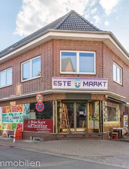 Renditeobjekt - Einmalige Gelegenheit - Wohn.- und Geschäftshaus im Alten Land - Jork