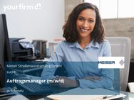 Auftragsmanager (m/w/d) - Schmelz