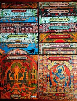 Sammlung wunderschöner Mandala Kalender 2010 – 2023 - Niederfischbach