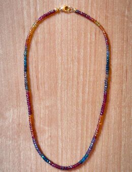 Tundra Saphir Kette, 42,5 cm, fac. 4 mm - Altenkirchen (Rheinland-Pfalz)