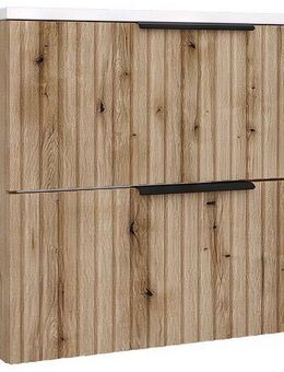 welltime Waschtisch TIBU mit Waschbecken, Badmöbel, zwei Schubladen, Breite 60/80 cm, Badschrank mit Waschbecken, Softclose, Maße B/H/T: 61/53/47 cm