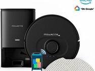 Rowenta Saugroboter X-Plorer Serie 75+, 4in1 Saugroboter mit Wischfunktion, Absaugstation, Laser-Navigationssystem, 120 Min. Laufzeit, 0,26 L Kapazität, RR8585