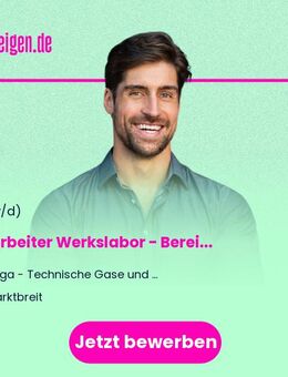 Mitarbeiter Werkslabor - Bereich Analytik (m/w/d) - Marktbreit