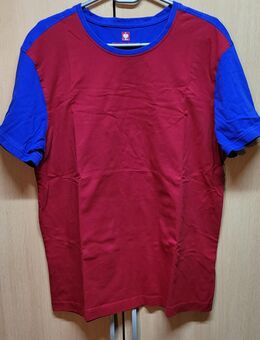 e.s. T-Shirt cotton stretch bicolor Gr. M - Wilnsdorf