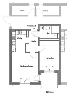 2 Zimmer Wohnung in Eggolsheim - Eggolsheim