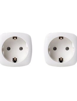 Hyrican Steckdose Hyrican 2er Pack Smart WIFI Steckdose, 16A, Alexa/ Google kompatibel, 1-St., 2er Pack