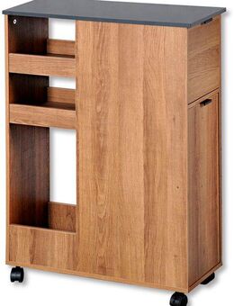 KESPER® Küchenwagen Nischenregal, Holz rustikal, FSC