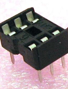 IC- und Komponentensockel 6 Pos. DIP Socket 1-390261-1 Tyco / TE / AMP - Menge wählbar - Biebesheim (Rhein)