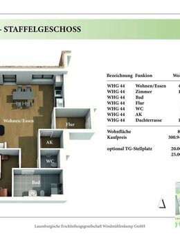 2 Zimmer STG Neubau-Eigentumswohnung 2.44 - Lauenburg (Elbe)