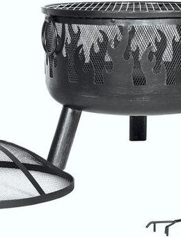 Buschbeck Feuerschale Faya, ØxH: 53x55 cm, mit Funkenschutzhaube und Grillrost