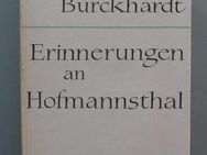 Burckhardt: Erinnerungen an Hofmannsthal (1964) - Münster