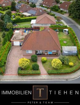 Flach gebaut, groß "gedacht" - Bungalow mit Garage und Ausbaupotential im Dachgeschoss in Esterwegen - Esterwegen