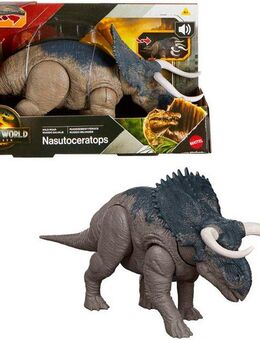 Mattel® Actionfigur Jurassic World, Rebirth, Wild Roar, Nasutoceratops