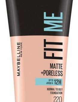 MAYBELLINE NEW YORK Foundation Maybelline New York Fit Me! Matte + Poreless Make-Up, mit langanhaltender Formel