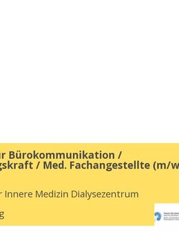 Kauffrau für Bürokommunikation / Verwaltungskraft / Med. Fachangestellte (m/w/d) - Würzburg