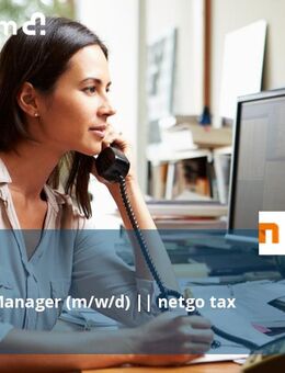 Account Manager (m/w/d) || netgo tax - Neu Ulm