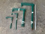 Pflanzenstützen / Link Stakes – 55 Stück – Metall grün beschichtet – gebraucht - Essen