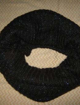 NEU * Kuschelig, wie selbst gestrickt * Lurex * Glitzer * XXL * Grobstrick * Schlauch- Schal * Scarf "Brazen" braun * türkis * - Riedlingen
