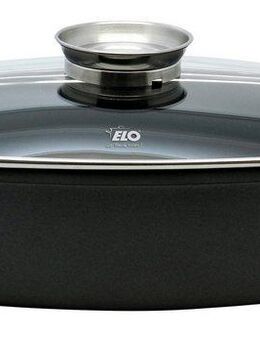 Elo Bräter Alucast, Aluminiumguss (1-tlg., 1 Bräter mit Glasdeckel), Aromaknopf, Induktion